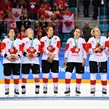GANGNEUNG, SOUTH KOREA - FEBRUARY 22: Team Canada looks on after receiving their silver medals during gold medal round action at the PyeongChang 2018 Olympic Winter Games. (Photo by Matt Zambonin/HHOF-IIHF Images)

